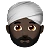 Man Wearing Turban: Dark Skin Tone