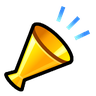 Megaphone Emoji 📣 image - SoftBank style