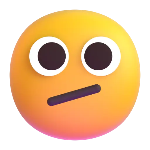 Face With Diagonal Mouth