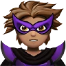 Supervillain: Medium Skin Tone Emoji 🦹🏽 image - Apple style