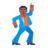 Man Dancing: Medium-Dark Skin Tone