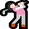 Woman Golfing: Light Skin Tone Emoji 🏌🏻‍♀️ image - Microsoft Windows 10 Segoe UI Emoji style