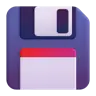 Floppy Disk Emoji 💾 image - Microsoft 3D Fluent style