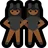 People With Bunny Ears: Medium-Dark Skin Tone