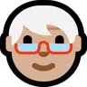 Older Person: Medium-Light Skin Tone Emoji 🧓🏼 image - Microsoft Windows 10 Segoe UI Emoji style
