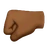 Left-Facing Fist: Medium-Dark Skin Tone
