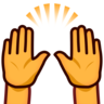 喜悦 Emoji 🙌 image - Emojidex style