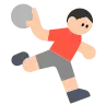 Man Playing Handball: Light Skin Tone Emoji 🤾🏻‍♂️ image - Tossface style