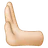 Leftwards Pushing Hand: Light Skin Tone