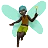 Man Fairy: Dark Skin Tone