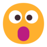 Cara com boca aberta Emoji 😮 image - Microsoft Classic 2D style