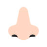 Nose: Light Skin Tone Emoji 👃🏻 image - Microsoft Classic 2D style