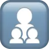 Family: Adult, Child, Child Emoji 🧑‍🧒‍🧒 image - Apple style