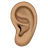 Ear: Medium Skin Tone