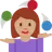 Woman Juggling: Medium Skin Tone