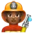Firefighter: Medium-Dark Skin Tone