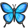 나비 Emoji 🦋 image - Samsung style