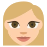 Woman: Medium-Light Skin Tone Emoji 👩🏼 image - EmojiTwo style