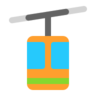 Emoji Tramvia aerea 🚡 image - Microsoft Classic 2D style