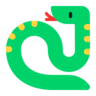 Serpent Emoji 🐍 image - Microsoft Classic 2D style