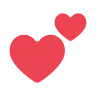 Deux cœurs Emoji 💕 image - Tossface style