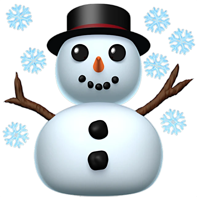 ☃ - Snowman Emoji Meaning, Copy and Paste