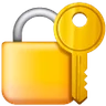 Zamknięty zamek z kluczem Emoji 🔐 image - Samsung style