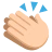 Clapping Hands: Medium-Light Skin Tone