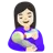 Woman Feeding Baby: Light Skin Tone