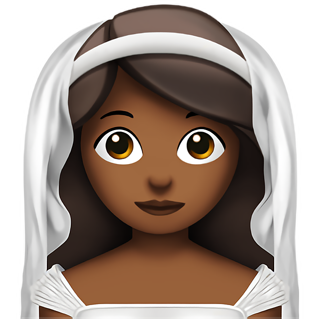 Woman With Veil: Medium-Dark Skin Tone