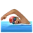 Person Swimming: Medium Skin Tone