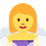 Woman In Steamy Room Emoji 🧖‍♀️ image - Twitter / X (Twemoji) style