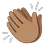 Clapping Hands: Medium Skin Tone