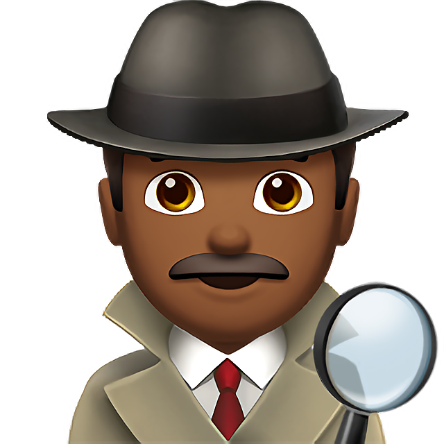 Man Detective: Medium-Dark Skin Tone