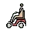 Man In Motorized Wheelchair: Medium-Light Skin Tone