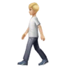 Person Walking: Medium-Light Skin Tone Emoji 🚶🏼 image - Huawei Harmony OS style