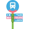 Ponto de ônibus Emoji 🚏 image - EmojiTwo style