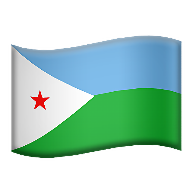 Flag: Djibouti