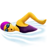 Woman Swimming Emoji 🏊‍♀️ image - Apple style