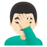 Man Facepalming: Light Skin Tone Emoji 🤦🏻‍♂️ image - Google Noto Color style