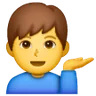 Man Tipping Hand Emoji 💁‍♂️ image - Samsung style
