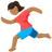 Person Running: Medium Skin Tone