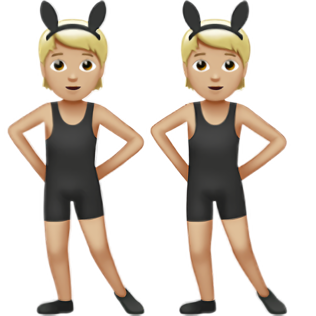 People With Bunny Ears: Medium-Light Skin Tone