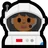 Woman Astronaut: Medium-Dark Skin Tone