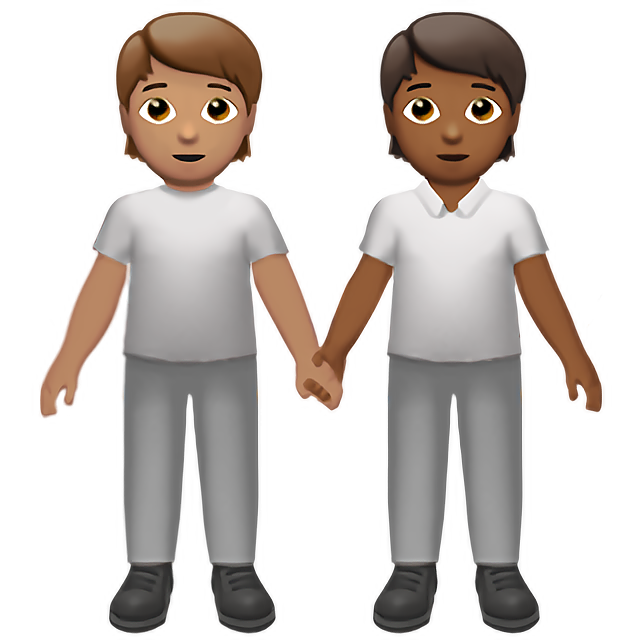 People Holding Hands: Medium Skin Tone, Medium-Dark Skin Tone