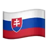 Flag: Slovakia Emoji 🇸🇰 image - Apple style