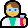 Man Scientist Emoji 👨‍🔬 image - Microsoft Windows 10 Segoe UI Emoji style