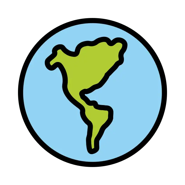 Globe Showing Americas