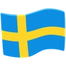 Flag: Sweden Emoji 🇸🇪 image - Facebook Messenger (2016) style