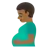 Pregnant Man: Medium-Dark Skin Tone